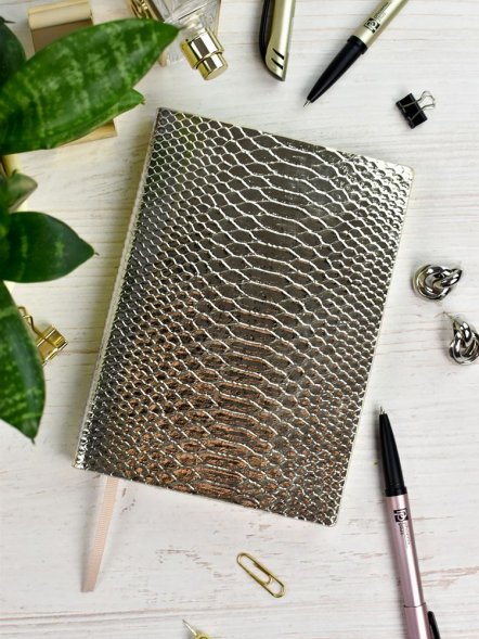Ежедневник Anaconda, недатированный, золотистый 