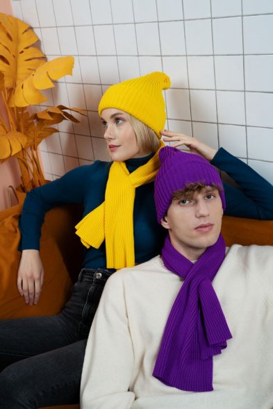 Шарф Yong, желтый 