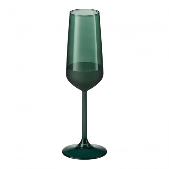 Бокал для шампанского Emerald, зеленый 