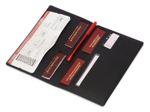 Семейный органайзер для путешественника Favor, черный 