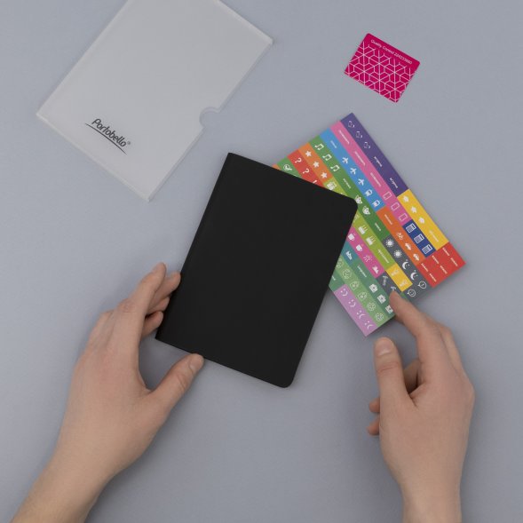 Ежедневник Spark mini A6 недатированный, черный 