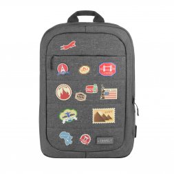 Рюкзак Eclipse с USB разъемом, серый Travel