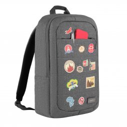 Рюкзак Eclipse с USB разъемом, серый Travel