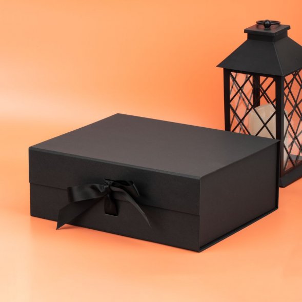 Коробка складная Rusetti, L, черная 