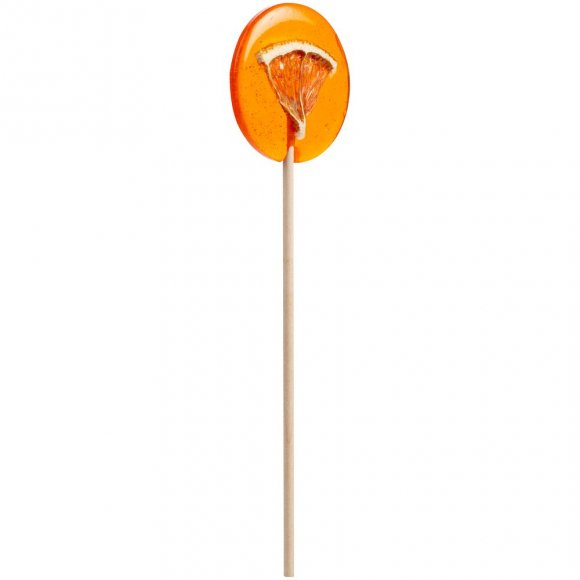 Леденец Lollifruit, оранжевый с апельсином 