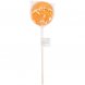 Леденец Lollifruit, оранжевый с апельсином 