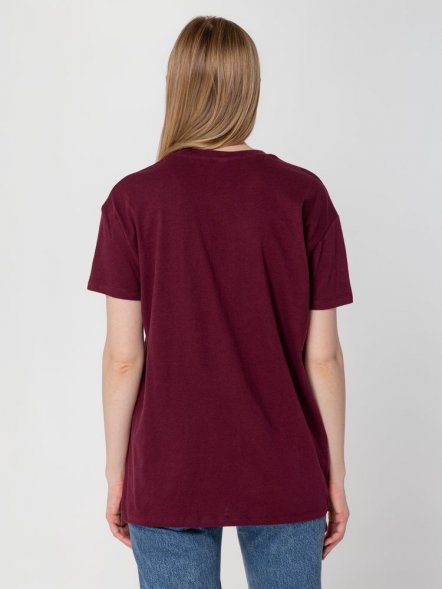 Футболка унисекс Regent 150, бордовая 