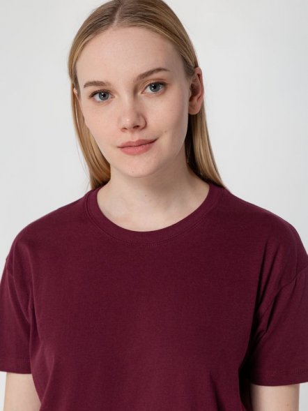 Футболка унисекс Regent 150, бордовая 