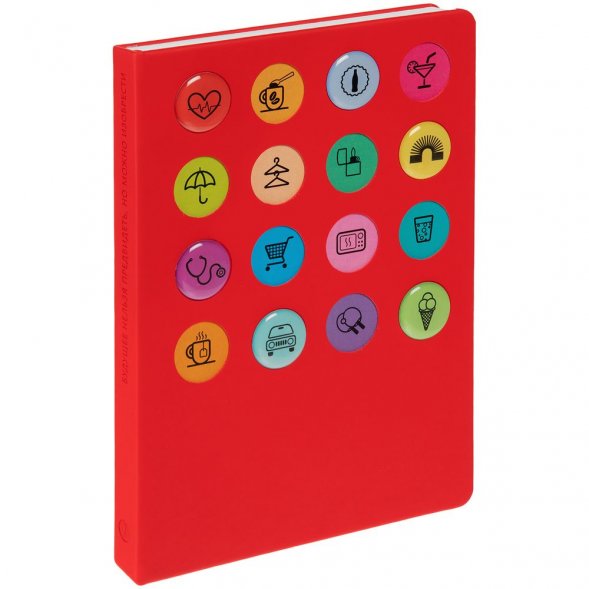 Ежедневник «История изобретений», недатированный, красный 