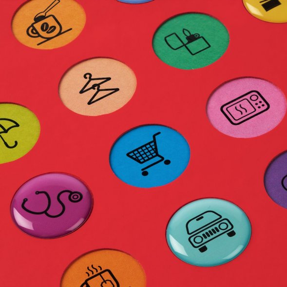 Ежедневник «История изобретений», недатированный, красный 