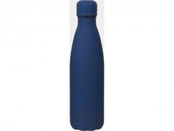Вакуумная термобутылка Vacuum bottle C1, soft touch, 500 мл, темно-синий