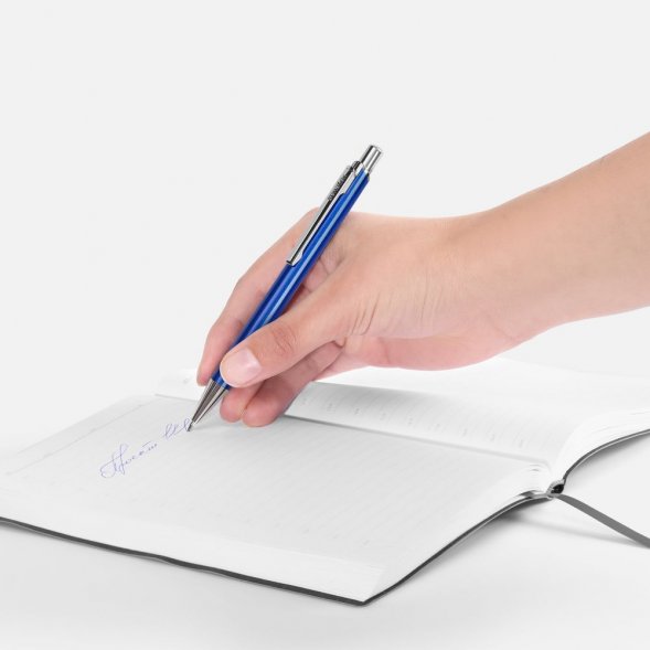 Ручка шариковая Arvent Glossy, синяя 