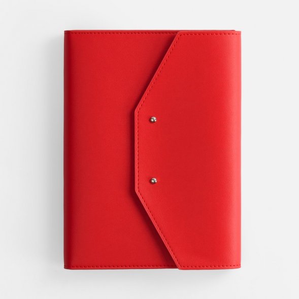 Ежедневник-органайзер Clean Slate, недатированный, красный 