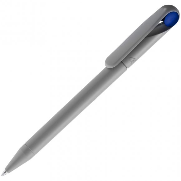Ручка шариковая Prodir DS1 TMM Dot, серая с синим 