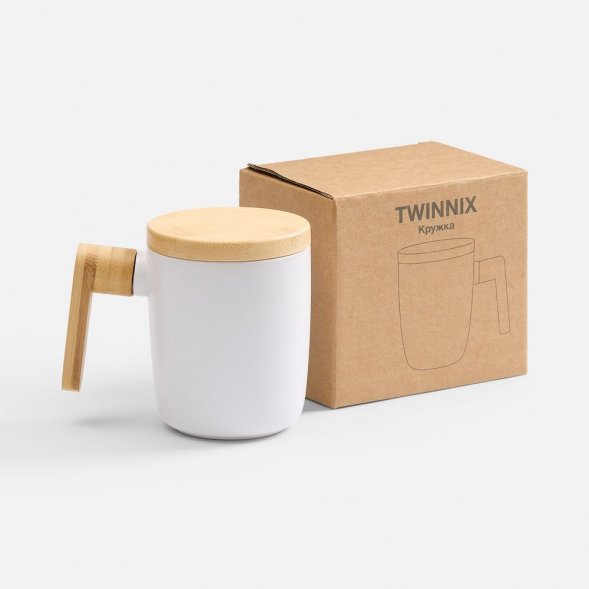 Кружка Twinnix, белая 