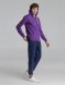 Толстовка на молнии с капюшоном Unit Siverga, фиолетовая 