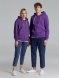 Толстовка на молнии с капюшоном Unit Siverga, фиолетовая 
