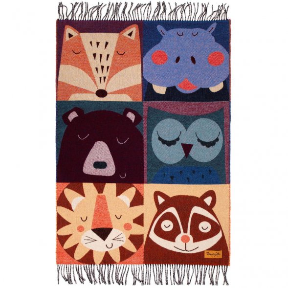 Плед детский Zoo, оранжевый 