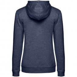 Толстовка с капюшоном женская Hoodie, синий меланж