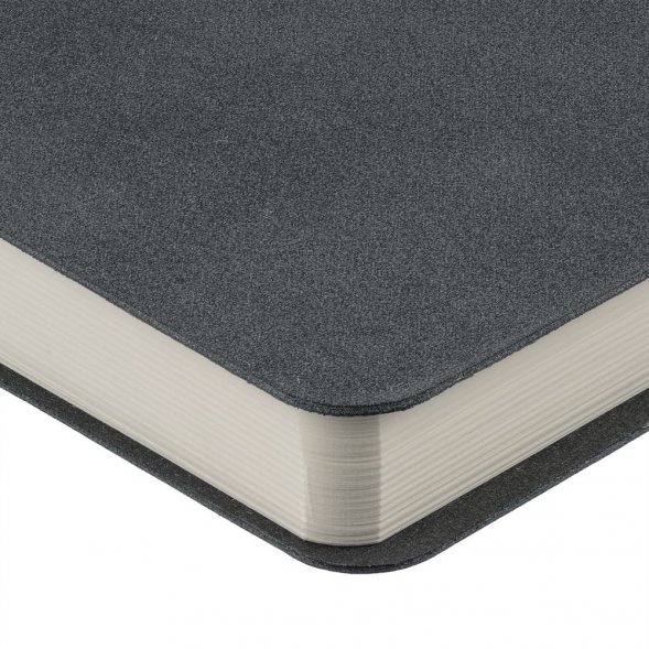 Ежедневник Nubuk, недатированный, темно-серый 