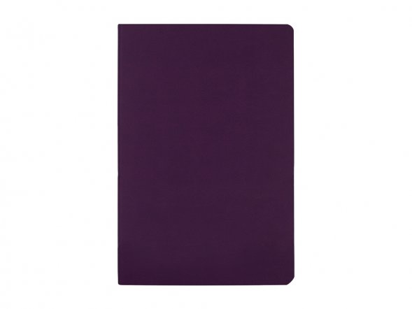 Бизнес тетрадь А5 Megapolis flex 60 л. soft touch клетка, фиолетовый 