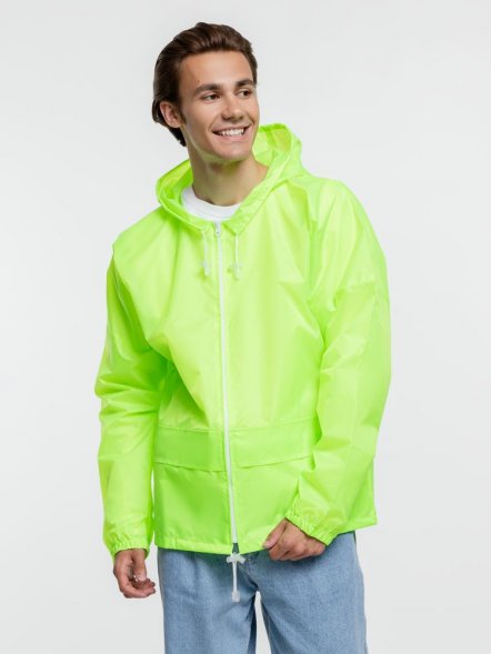 Дождевик Kivach Promo, желтый неон 