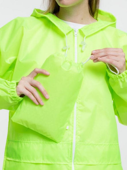 Дождевик Kivach Promo, желтый неон 