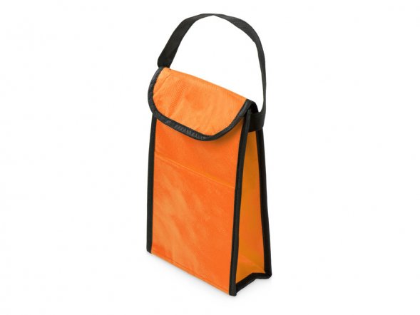Сумка-холодильник Reviver на липучке из нетканого переработанного материала, оранжевый 