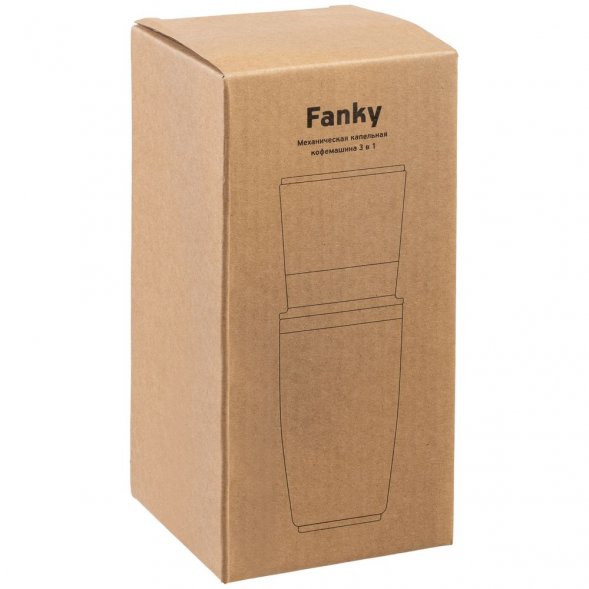 Капельная кофеварка Fanky 3 в 1, черная, в упаковке 