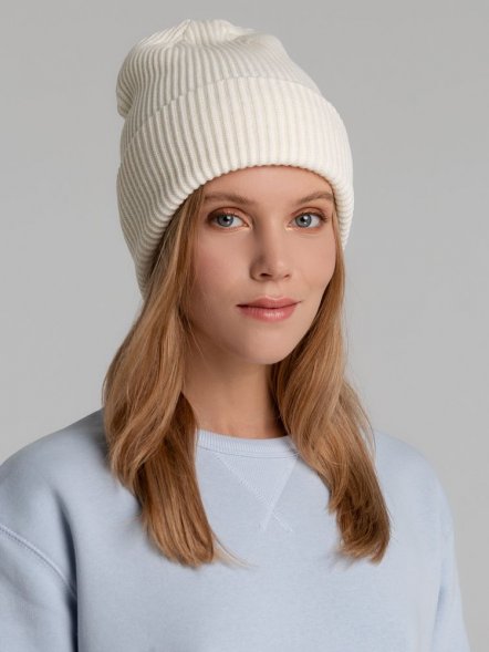 Шапка Franky, молочно-белая 