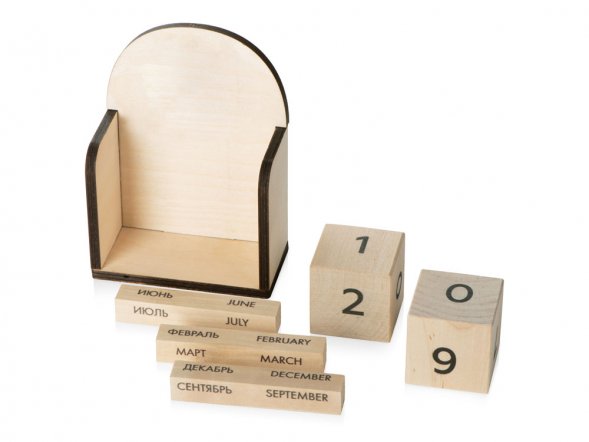 Настольный деревянный календарь 