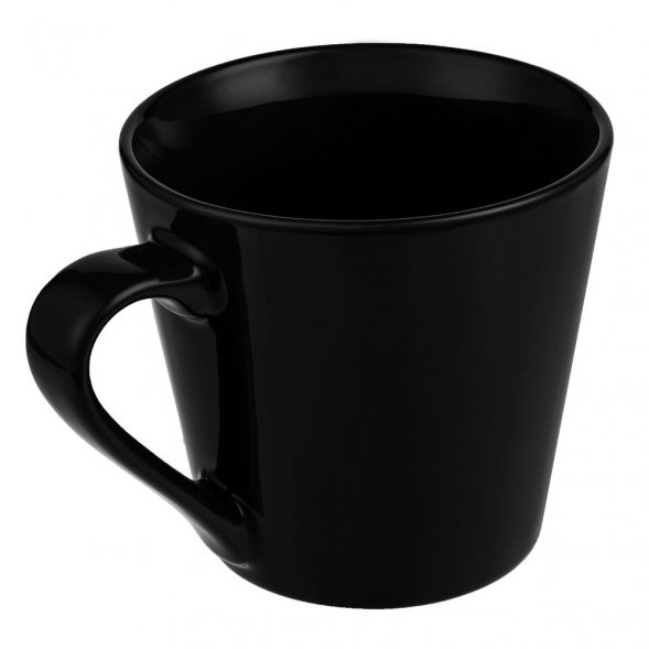 Кружка Modern Bell Classic, глянцевая, черная 