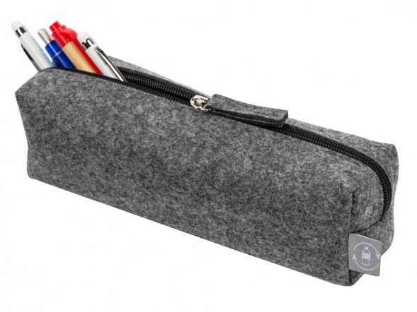 Пенал Felt из RPET-фетра, серый 