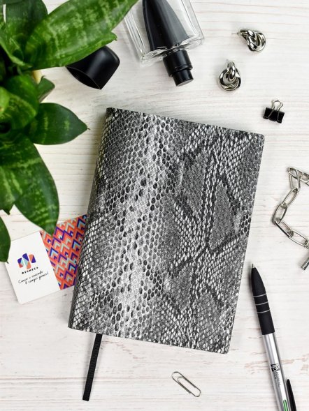 Ежедневник Anaconda, недатированный, серый 