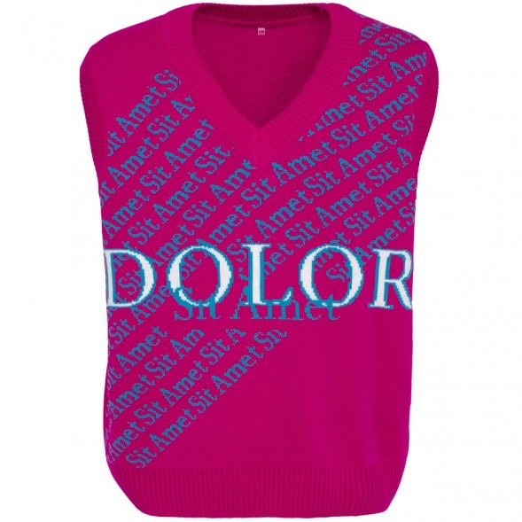 Жилет оверсайз Tricksy Net на заказ, акрил 