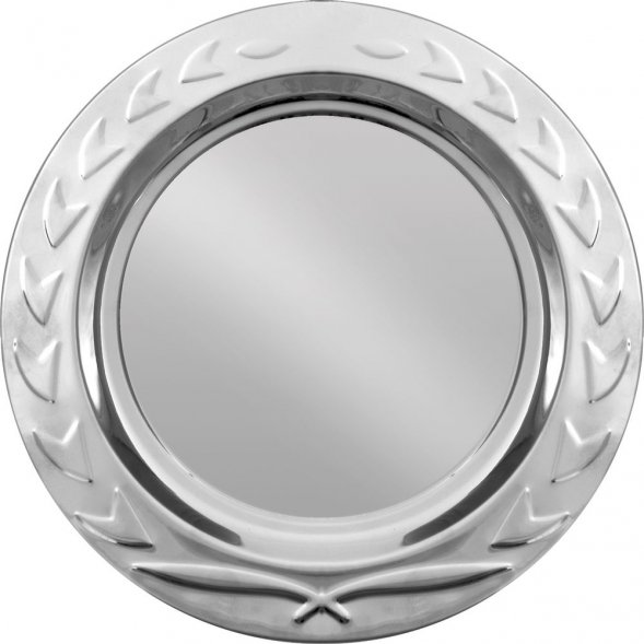 Тарелка наградная «Круг почета», серебристая 