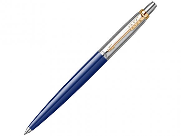 Шариковая ручка Parker Jotter K160, цвет: Blue/GT, стержень: M, цвет чернил: blue, в подарочной упаковке. 