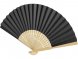 Carmen веер - сплошной черный 