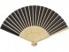 Carmen веер - сплошной черный 