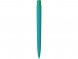 Шариковая ручка RECYCLED PET PEN PRO K transparent GUM soft-touch, бирюзовый 