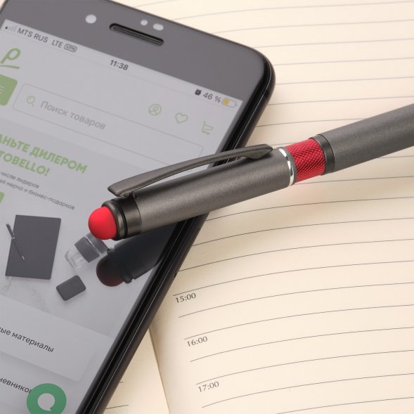 Шариковая ручка IP Chameleon, красная 