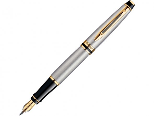 Перьевая ручка Waterman Expert 3, цвет: Stainless Steel GT, перо: F 