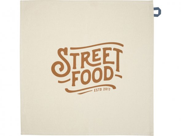 Alora кухонное полотенце из переработанного хлопка плотностью 200 г/м² - Синий ледяной 