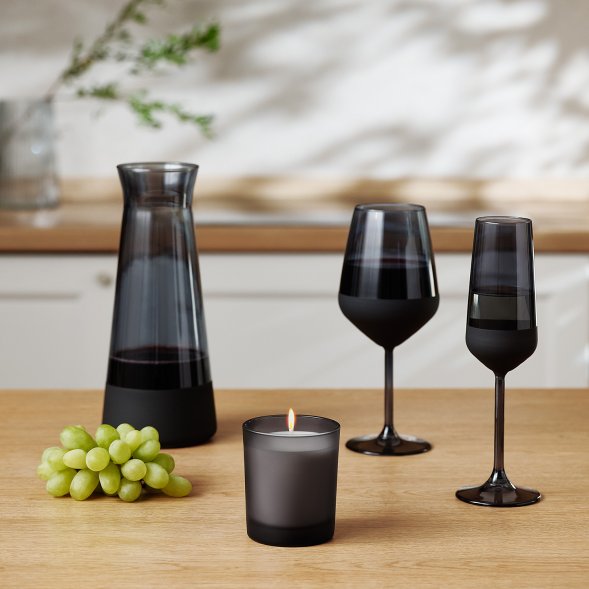 Бокал для шампанского Black Edition, черный 