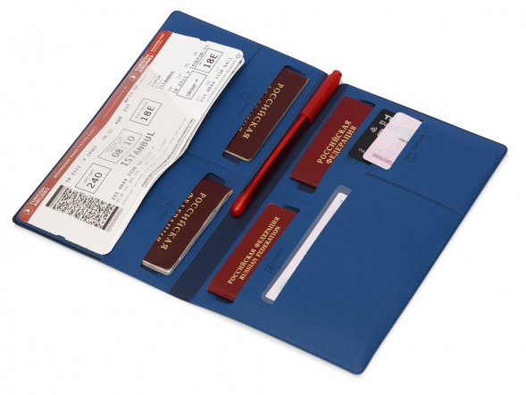 Семейный органайзер для путешественника Favor, синий 