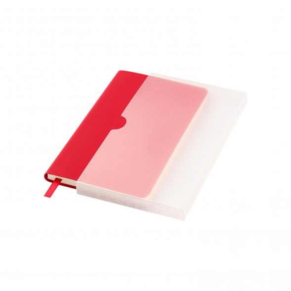 Ежедневник Spark mini A6 недатированный, красный 