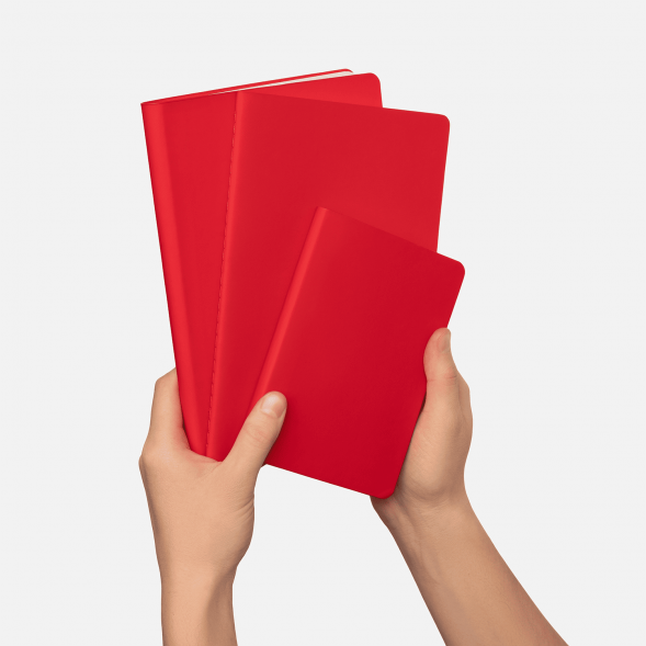 Ежедневник Spark mini A6 недатированный, красный 