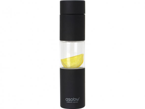 Бутылка для воды FLAVOUR U SEE, 460 мл, черный 