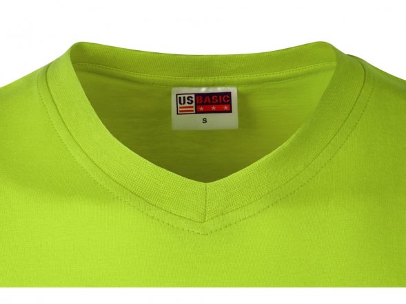 Футболка Heavy Super Club мужская с V-образным вырезом, зеленое яблоко 