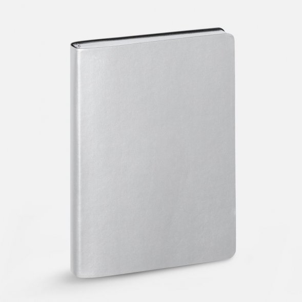 Ежедневник Nebraska Flex, недатированный, серебристый 